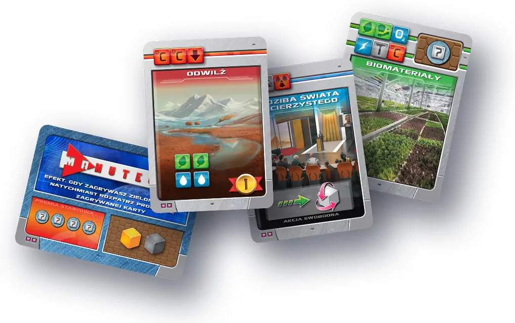 Gra Terraformacja Marsa Gra kościana - Zestaw dodatkowy #1(17 kart) - tantis.pl