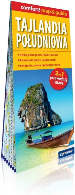 Tajlandia południowa 2w1 Comfort! map & guide - tantis.pl