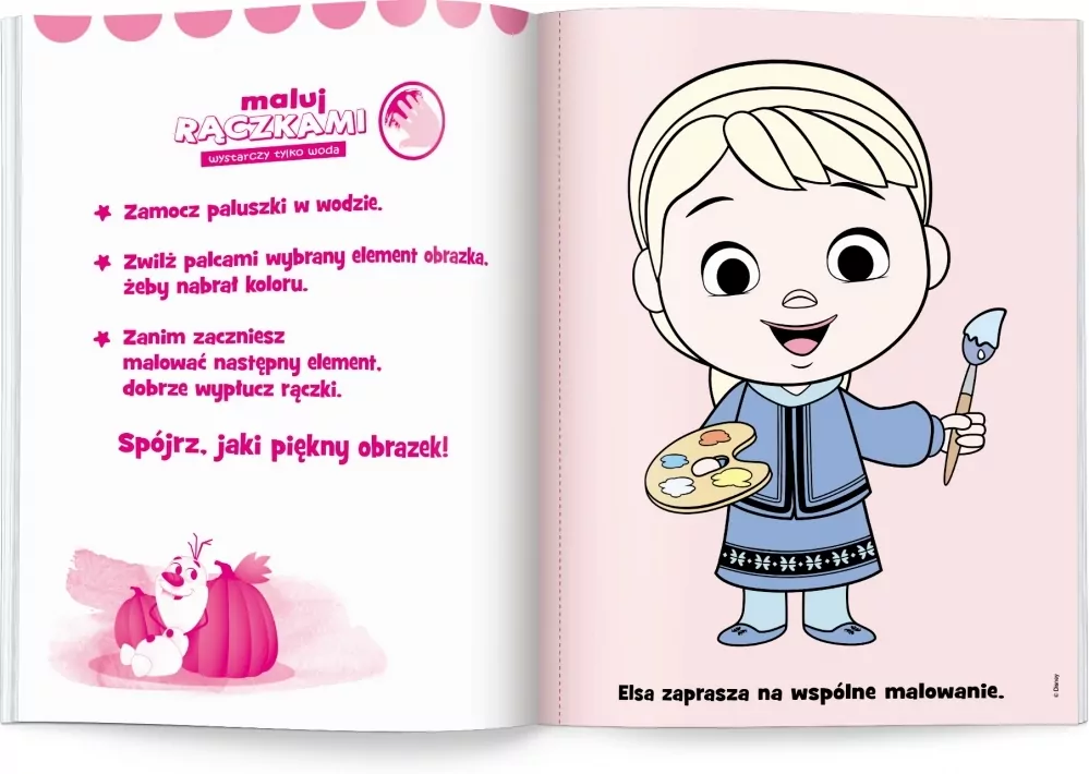 Disney Maluch. Maluj Rączkami 2+ - tantis.pl