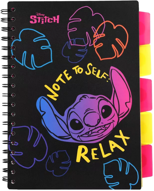 Kołobrulion B5 Disney Black Stitch wzór 1 - tantis.pl