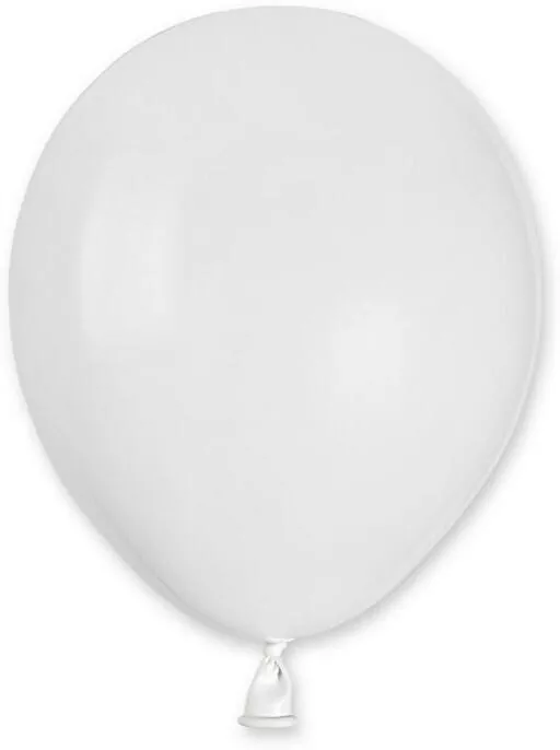 Balony pastelowe białe 13cm - tantis.pl