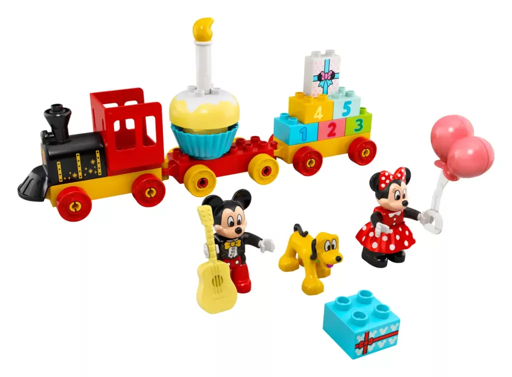 LEGO® DUPLO® l Disney. 10941 Urodzinowy pociąg myszek Miki i Minnie 10941 - tantis.pl