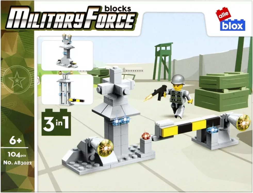 Klocki konstrukcyjne Wojsko ALLEBOX - tantis.pl