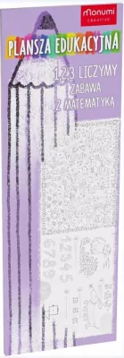 Plansza edukacyjna. Zabawa z matematyką