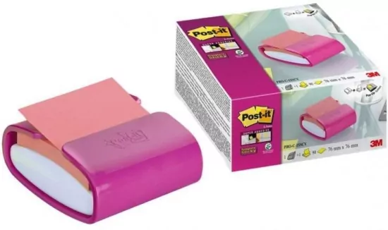 Podajnik do karteczek samoprzylepnych fioletowy