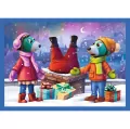 Puzzle 4w1 U Treflików pada śnieg TREFL - tantis.pl