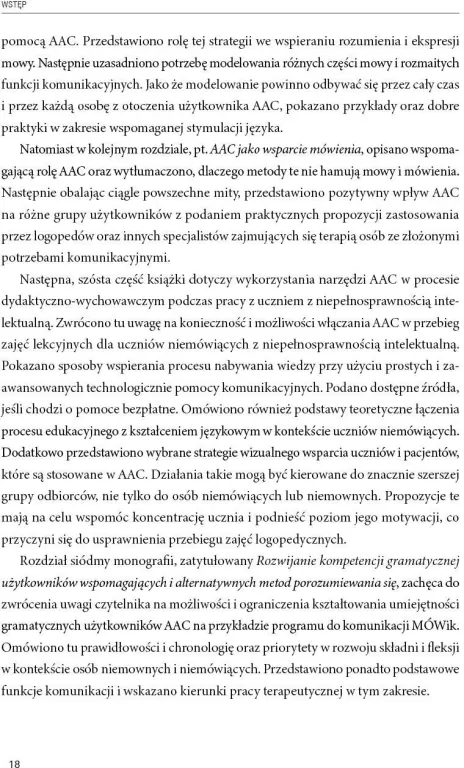 Komunikacja wspomagająca i alternatywna (AAC) w praktyce logopedycznej i terapeutycznej - tantis.pl