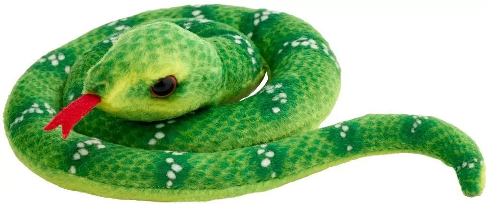 Wąż zwinięty jasnozielony 50cm - tantis.pl