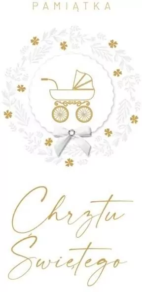 Karnet. Chrzest - tantis.pl