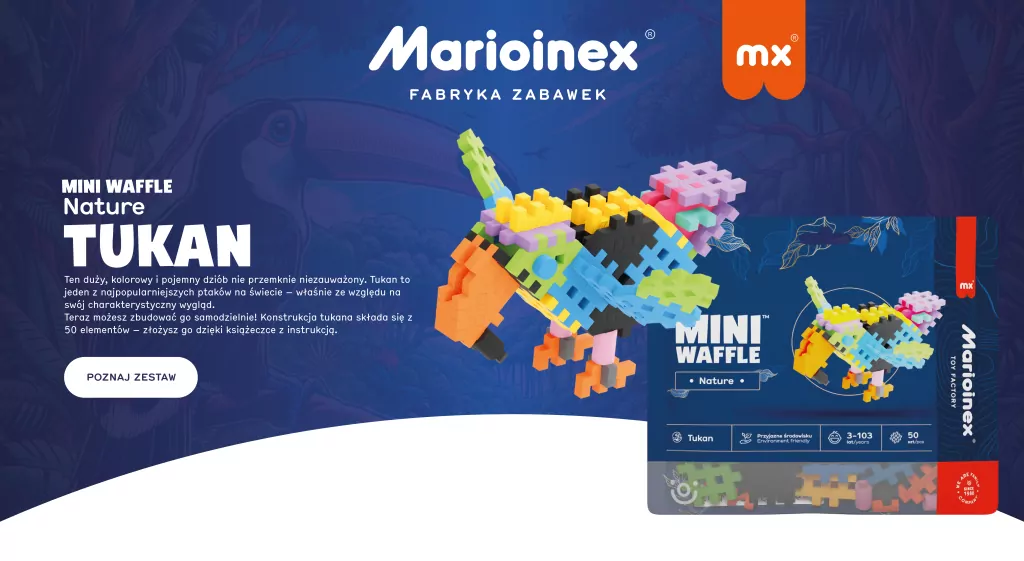 Mini Waffle Nature. Tukan - tantis.pl