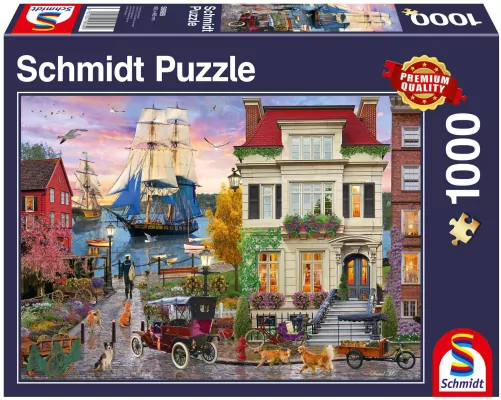 Puzzle 1000 Miasto portowe