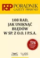 108 rad jak uniknąć błędów w sp. z o.o. i P.S.A. - tantis.pl