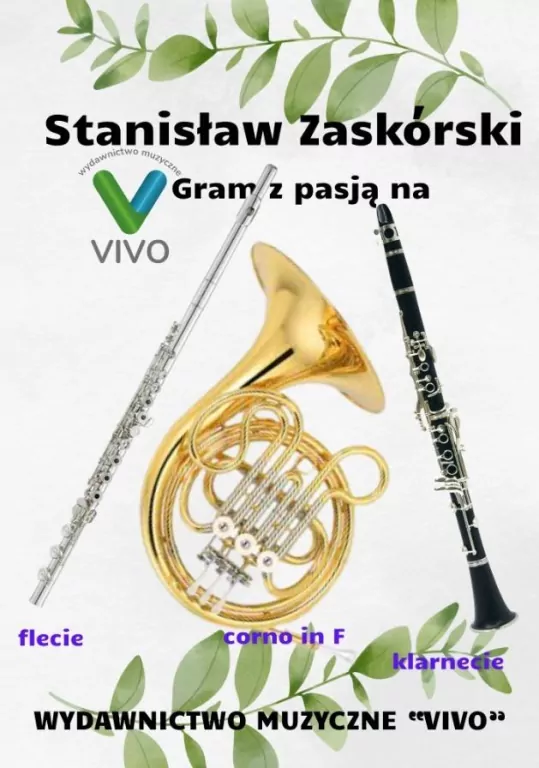 Gram z pasją na flecie, klarnecie i corno in F - tantis.pl