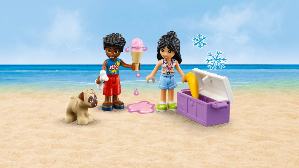 LEGO® Friends. Zabawa z łazikiem plażowym. 41725 - tantis.pl