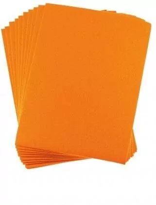 Filc A4 pomarańczowy 2mm - tantis.pl