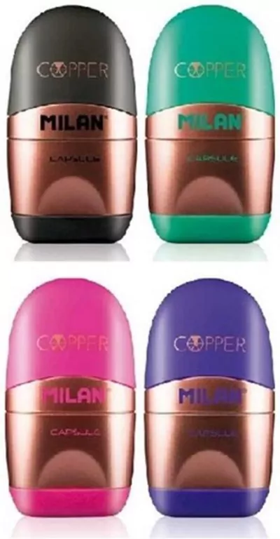 Temperówko-Gumka Capsula Copper  MILAN - tantis.pl