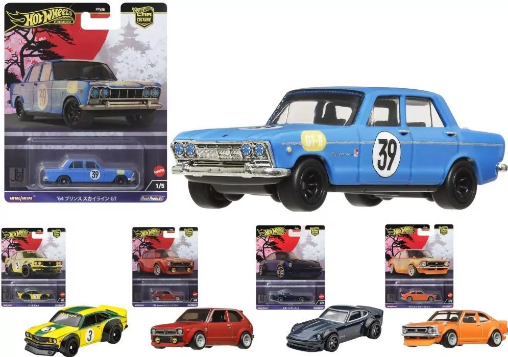 Hot Wheels Premium Culture Japan mix - tantis.pl