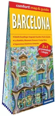 Przewodnik i mapa. Barcelona 2w1