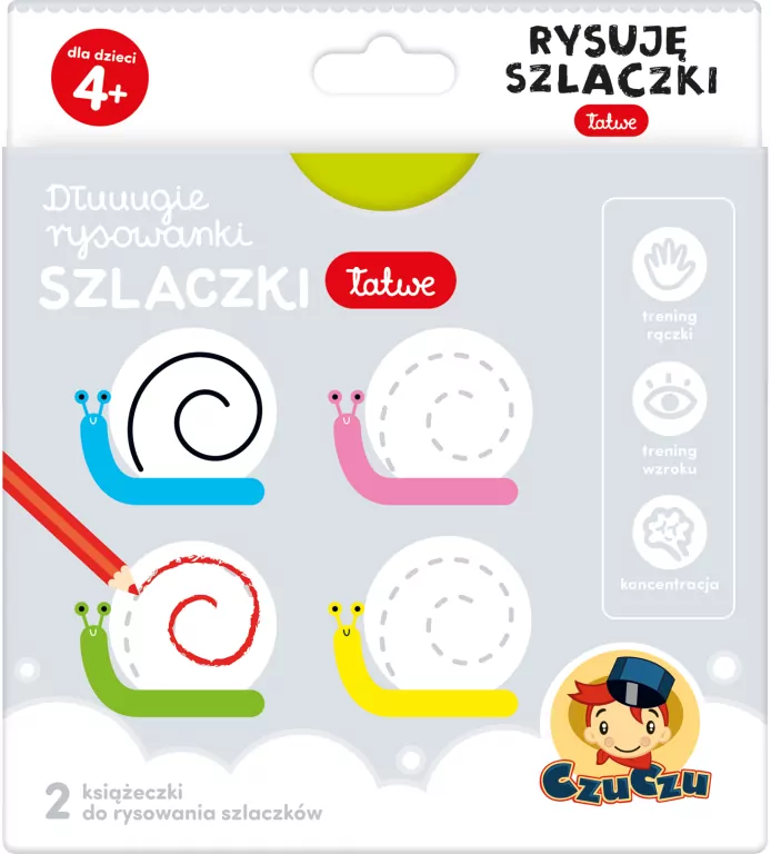 CzuCzu. Rysuję szlaczki. Dłuuugie rysowanki - tantis.pl