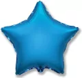 Balon foliowy Gwiazda niebieska 45cm - tantis.pl