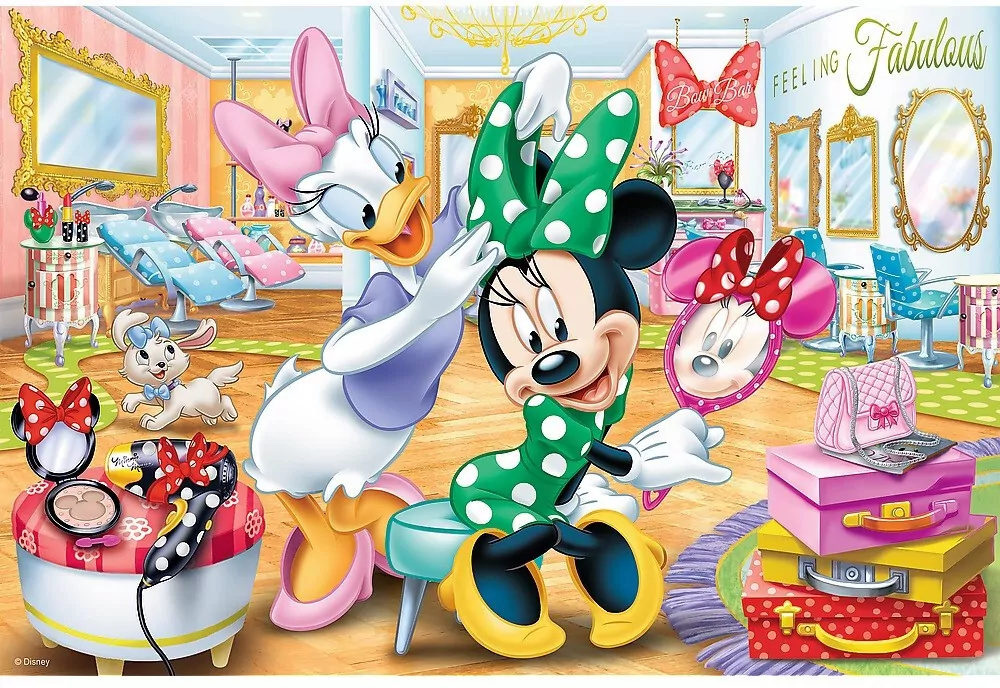 Puzzle 100. Minnie w salonie kosmetycznym - tantis.pl