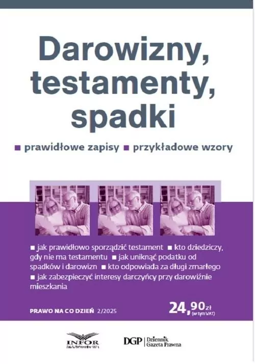 Darowizny, testamenty, spadki. Prawo na co dzień - tantis.pl