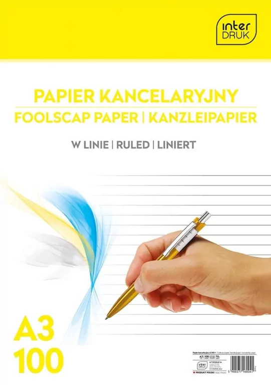 Papier kancelaryjny A3/100K. Linia - tantis.pl