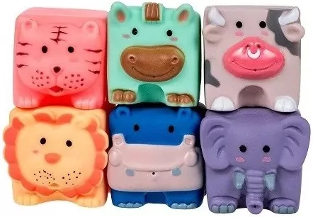 Miękkie klocki sensoryczne 6 elementów