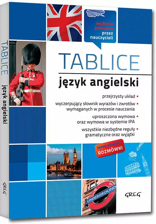 Tablice. Język angielski. Gramatyka. Słownik. Rozmówki - tantis.pl