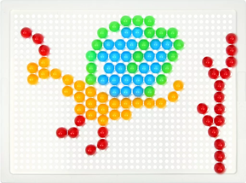 Mozaika kolorowa 100 elementów - tantis.pl