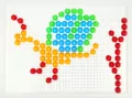 Mozaika kolorowa 100 elementów - tantis.pl