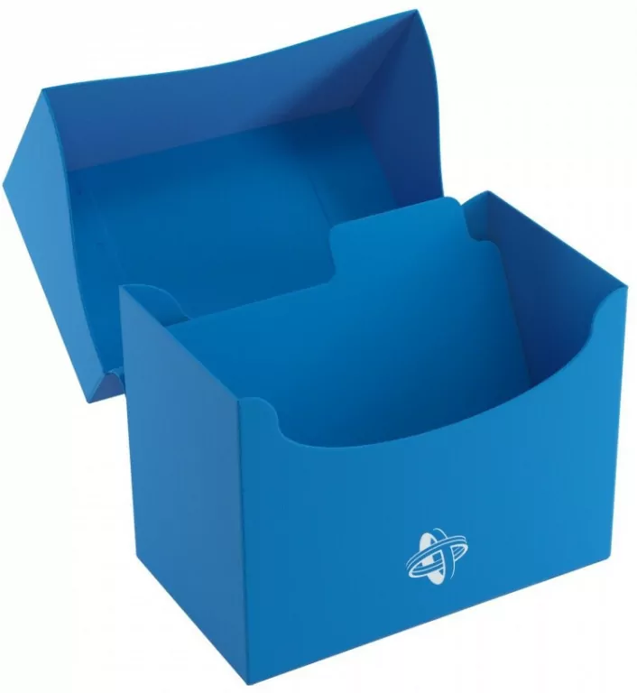Pudełko Leżące Plastik na 80+ kart Niebieskie - tantis.pl