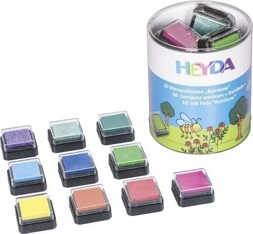 Zestaw poduszek do stempli mini 10szt Rainbow - tantis.pl