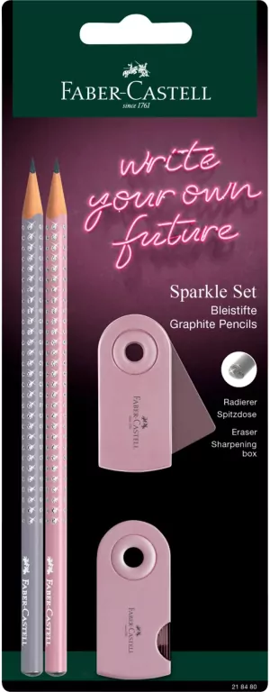 Faber-Castell. Ołówek + gumka + temperówka - tantis.pl