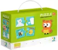 Puzzle Duo. Gdzie żyją zwierzęta? - tantis.pl