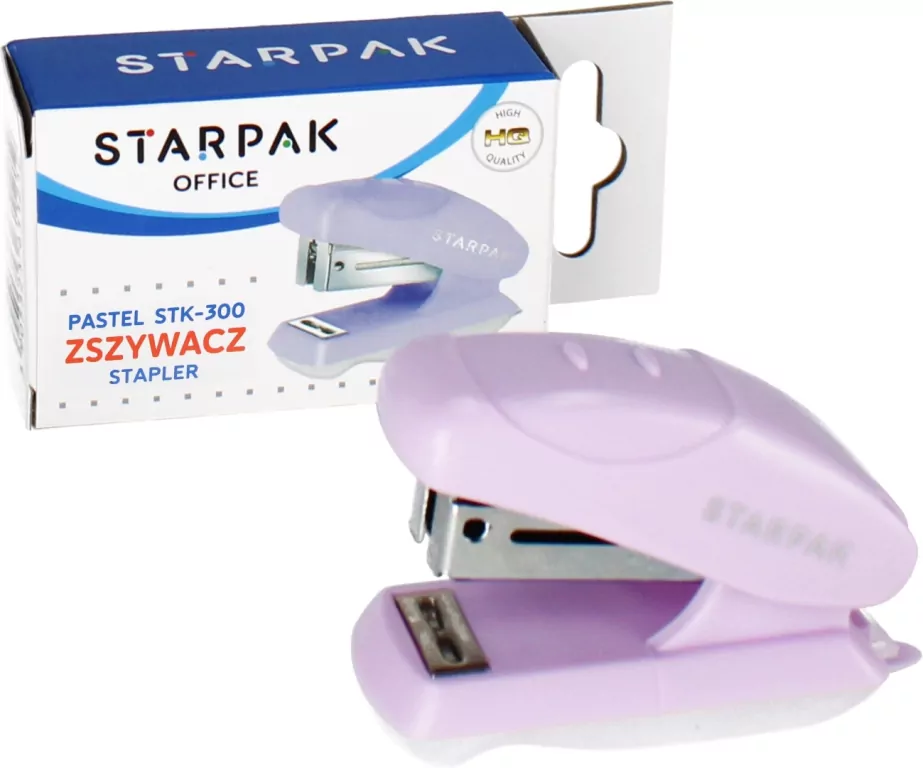 Zszywacz mini STK-300 pastel fioletowy - tantis.pl