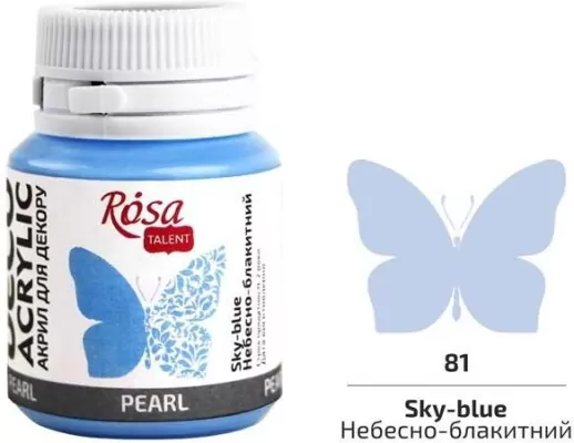 Farba akrylowa perłowa sky-blue 81 20ml