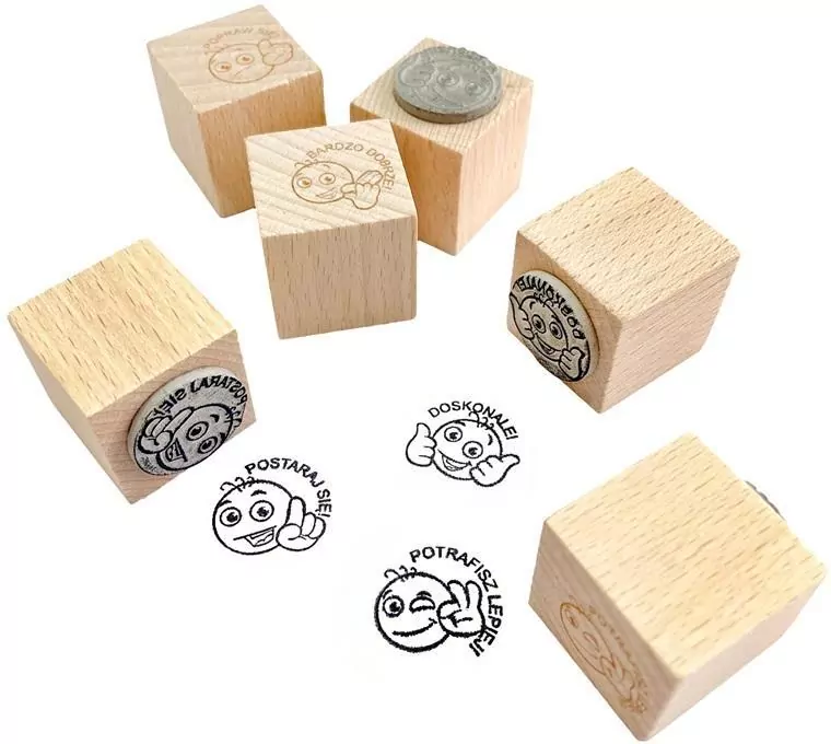 Pieczątki motywacyjne sześcienne - tantis.pl