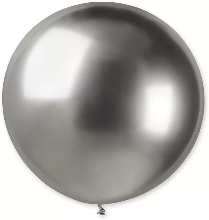Balon Gemar kula shiny 0,80m srebrna - tantis.pl