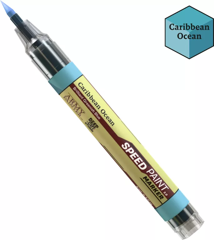 The Army Painter: Speedpaint 2.0 - Marker - Caribbean Ocean - tantis.pl