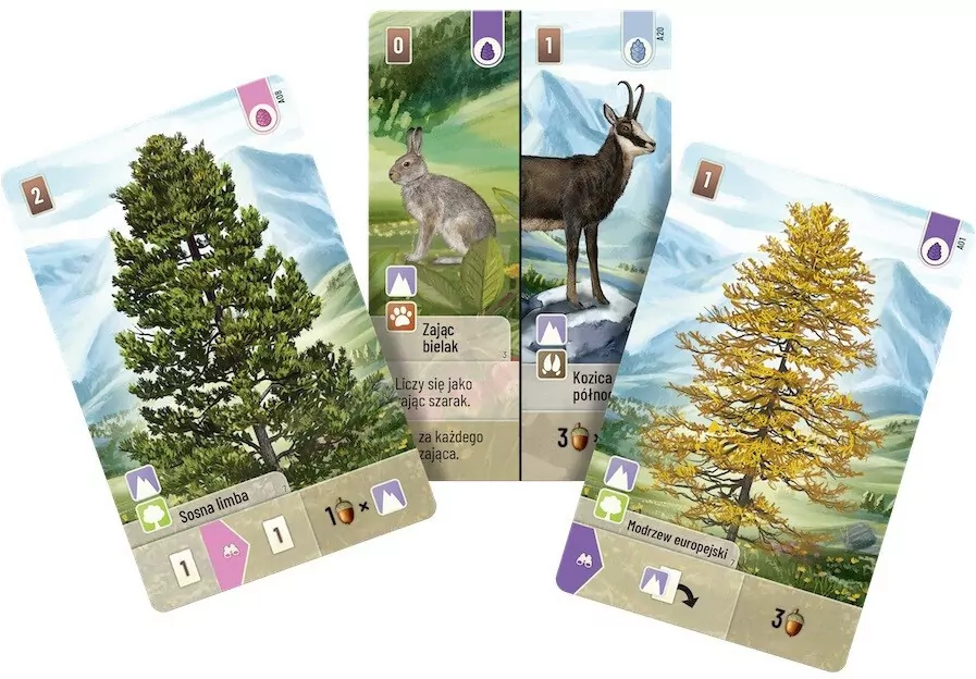 Leśne rozdanie: Alpy. Dodatek do gry - tantis.pl