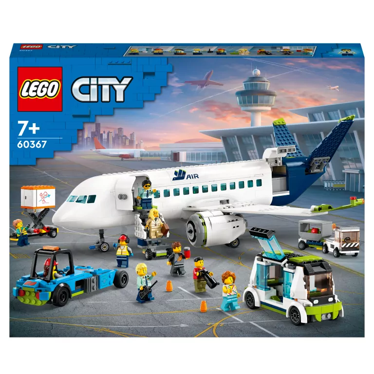 LEGO® City. Samolot pasażerski. 60367 - tantis.pl