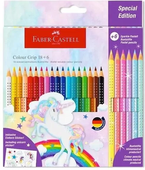 Kredki ołówkowe Unicorn. 24 kolory - tantis.pl