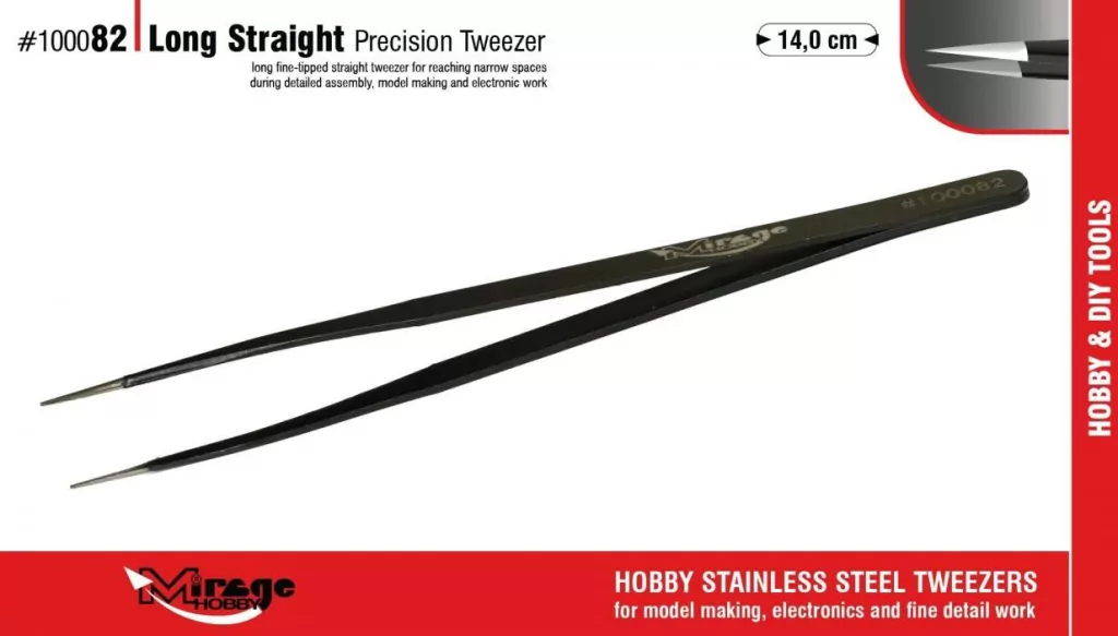 Pęseta prosta wydłużona 14cm - tantis.pl