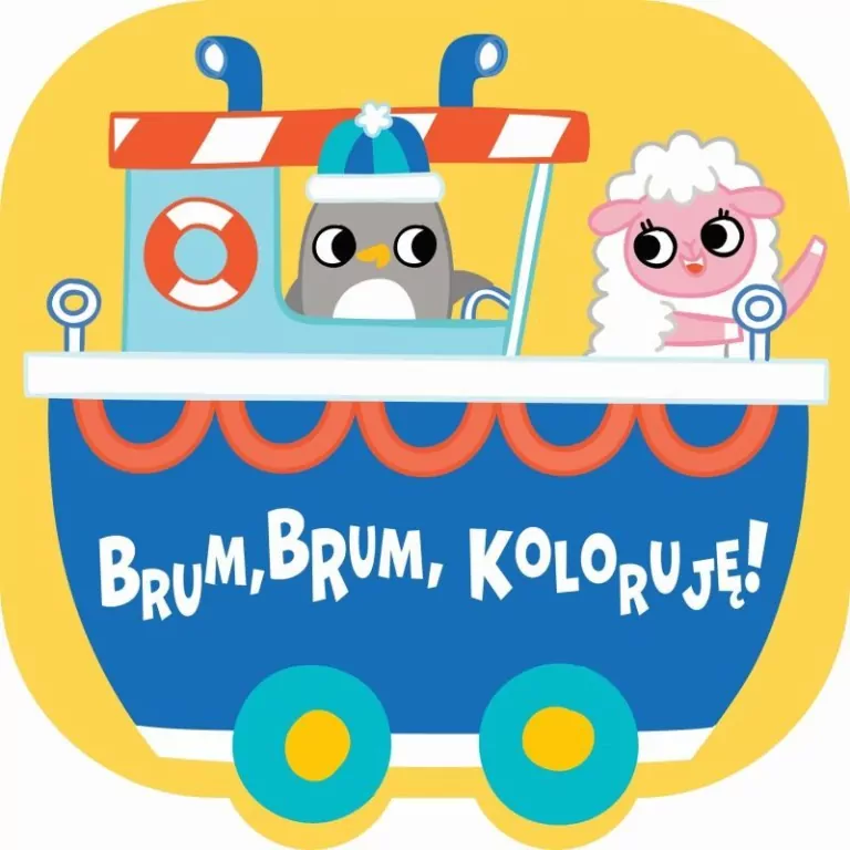 Brum, brum, koloruję! - Statek - tantis.pl