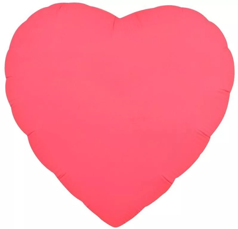 Balon foliowy Serce fluor czerwony 46cm - tantis.pl