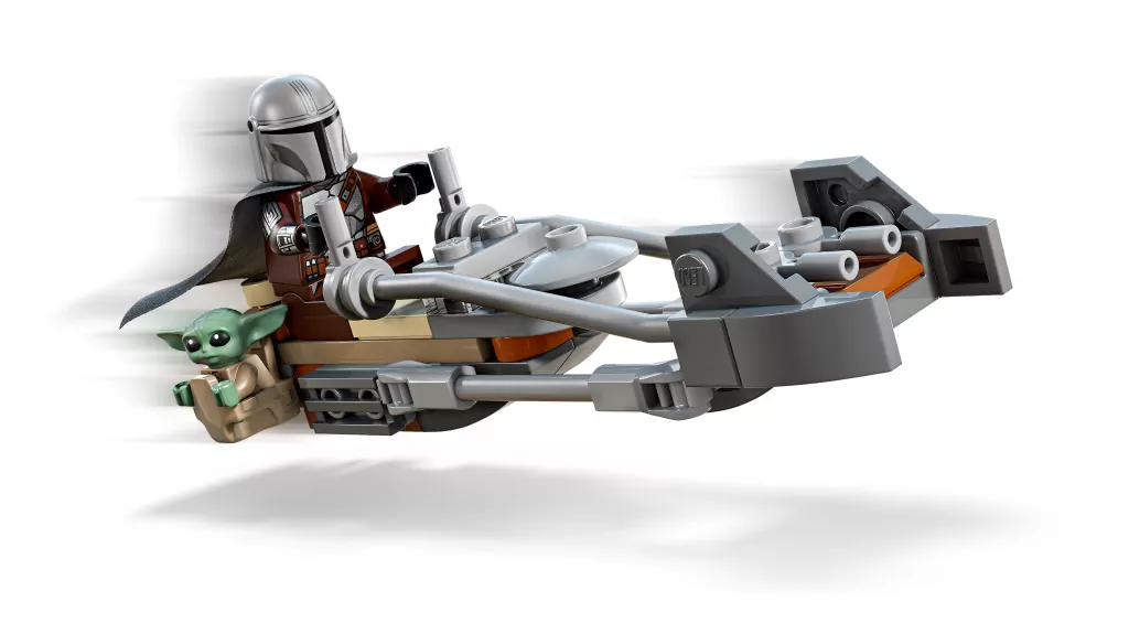 LEGO® Star Wars. Śmigacz Mandalorianina i Grogu  75436 - tantis.pl