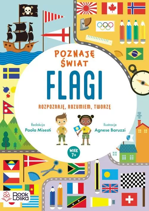 Flagi Poznaję świat z naklejkami - tantis.pl