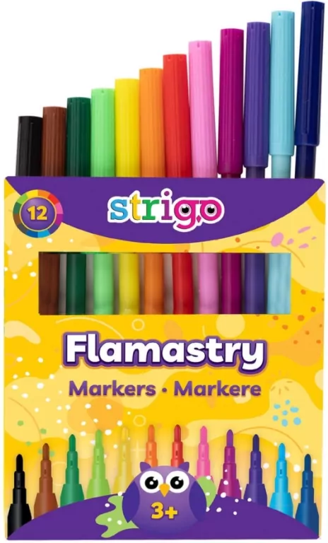 Flamastry. 12 kolorów - tantis.pl