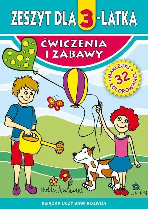 Zeszyt dla 3-latka. Ćwiczenia i zabawy - tantis.pl